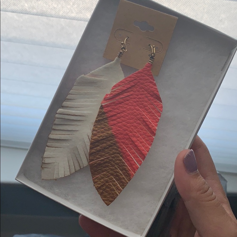 NEW feather earrings